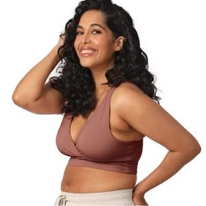 Kindred Bravely - French Terry Racerback Nursing & Sleep Bra - XL+